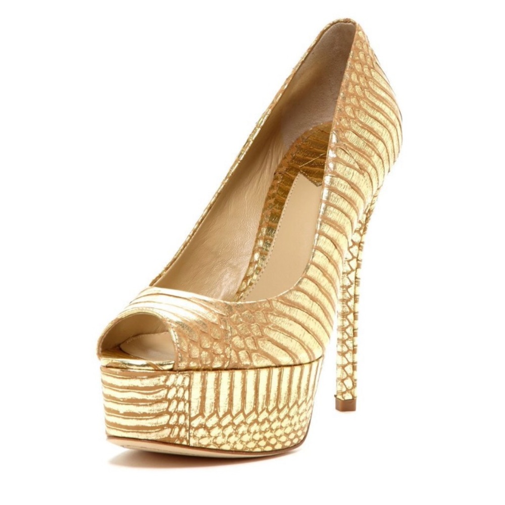 B Brian Atwood Bambola Peep Toe Pumps